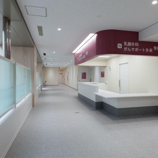 R2・4　岡崎市民病院再編改修：外来診療室拡張建築改修（岡崎市）：公共施設・学校・寺社